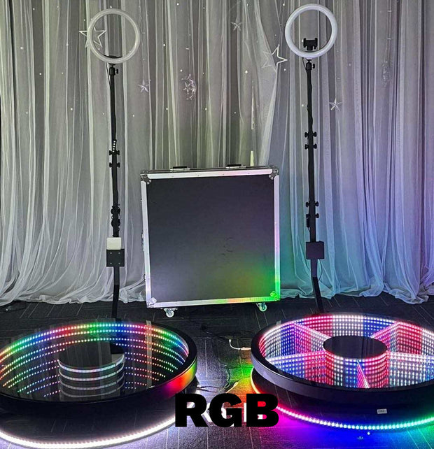 360 Photo Booth with glass bottom 80 cm