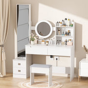 Makeup Table Mirror Cabinet