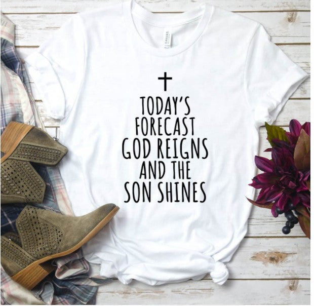 God Reigns Womens Shirt