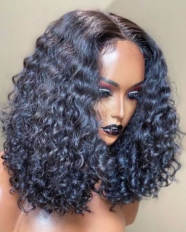 Regal Curly Brazilian human hair wig 360 lace frontal